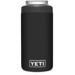 Yeti Rambler 16 Oz Colster Tall Can Insulator -Camp Life Shop 191418 New Colster Family Launch 1H 2020 Dealer Images Black Colster Tall Front 2400x400 2