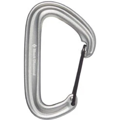 Black Diamond LiteWire Carabiner -Camp Life Shop 210234 1003 LITEWIRECARABINER GRAY 01