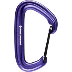 Black Diamond LiteWire Carabiner -Camp Life Shop 210234 5000 LITEWIRE CARABINER PURPLE 01