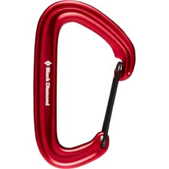 Black Diamond LiteWire Carabiner -Camp Life Shop 210234 6009 LITEWIRE CARABINER RED 01