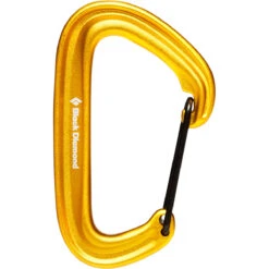 Black Diamond LiteWire Carabiner -Camp Life Shop 210234 7003 LITEWIRE CARABINER YELLOW 01