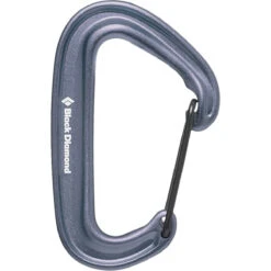 Black Diamond MiniWire Carabiner -Camp Life Shop 210235 1003 MINIWIRE CARABINER GRAY 01 1