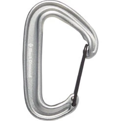 Black Diamond MiniWire Carabiner -Camp Life Shop 210235 1004 MINIWIRE CARABINER LIGHT GRAY 01