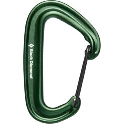 Black Diamond MiniWire Carabiner -Camp Life Shop 210235 3005 MINIWIRE CARABINER GREEN 01