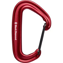 Black Diamond MiniWire Carabiner -Camp Life Shop 210235 6009 MINIWIRE CARABINER RED 01