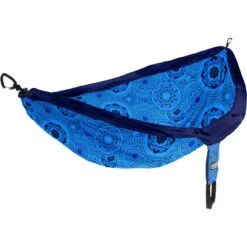 DoubleNest Print Hammock -Camp Life Shop ENO DoubleNest Print Mantra Blue
