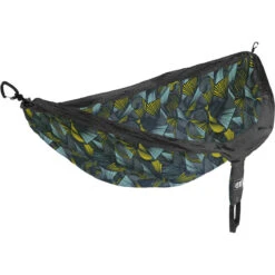 DoubleNest Print Hammock -Camp Life Shop ENO DoubleNest Print Tribal Charcoal