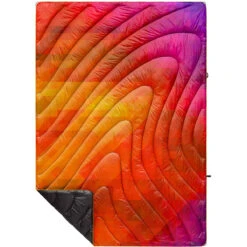 Rumpl Original Puffy Blanket - Printed 1-Person -Camp Life Shop TPPB WPF 1 PIXELFETTI WARM OGPUFFY 1P FLATLAY