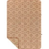 Rumpl Sherpa Fleece Blanket -Camp Life Shop TSFP KC1 T KALEIDOSCOPE CLAY SHERPA FLEECE FLATLAY