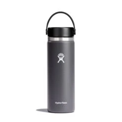 Hydro Flask 20 Oz Wide Mouth Water Bottle -Camp Life Shop W20BTS010 Stone StraightOn 1