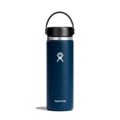 Hydro Flask 20 Oz Wide Mouth Water Bottle -Camp Life Shop W20BTS464 Indigo StraightOn
